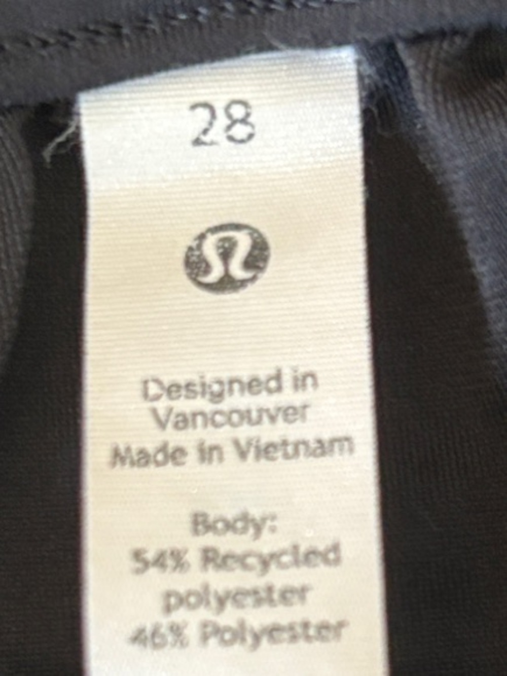 Lululemon Black Jogger Pants Size 28 Athletic Athleisure Travel - Picture 5 of 9